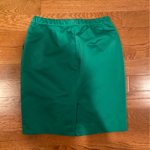 J.Crew Collection green pencil skirt nwt - Picture 2 of 9